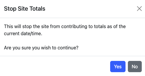 Stop config
